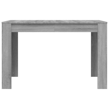 vidaXL Τραπεζαρία Γκρι Sonoma 120x60x76cm από Επεξεργασμένο Ξύλο 1 τεμ.