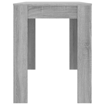 vidaXL Τραπεζαρία Γκρι Sonoma 120x60x76cm από Επεξεργασμένο Ξύλο 1 τεμ.