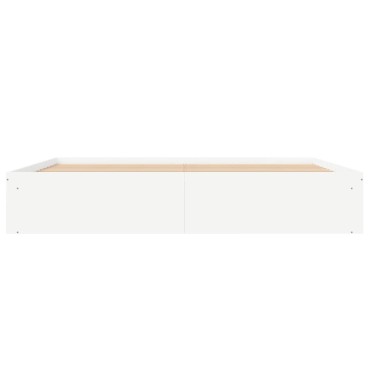 vidaXL Πλαίσιο Κρεβατιού Λευκό 200x200cm 1 τεμ. - Διπλό