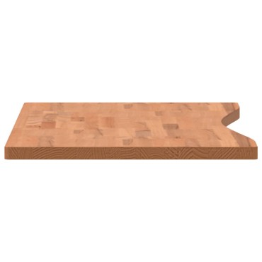 VidaXL Επιφάνεια Εργασίας 100x(45-50)x2,5 εκ. από Μασίφ Ξύλο Οξιάς
