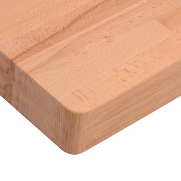 vidaXL Επιφάνεια Γραφείου 100x50x4 εκ. από Μασίφ Ξύλο Οξιάς