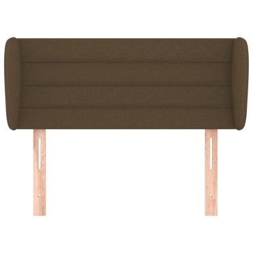vidaXL Κεφαλάρι με Πτερύγια Σκούρο Καφέ 83x23x78/88cm Υφασμάτινο 1 τεμ.