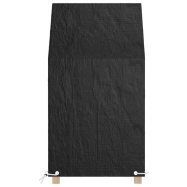 vidaXL Κάλυμμα Καρέκλας με 8 Κρίκους 65x65x80/120cm Πολυαιθυλένιο 1 τεμ.