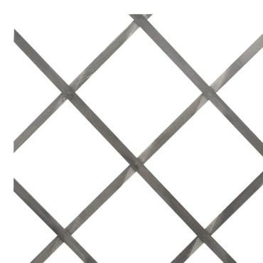 vidaXL Καφασωτό Φράχτης 5 τεμ. Γκρι 180x30cm από Μασίφ Ξύλο Ελάτης