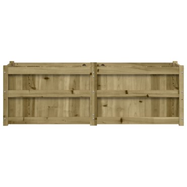 vidaXL Ζαρντινιέρα 150 x 50 x 50 εκ. από Εμποτισμένο Ξύλο Πεύκου