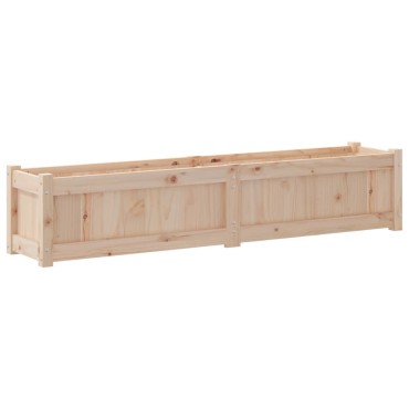 vidaXL Ζαρντινιέρα 150 x 31 x 31 εκ. από Μασίφ Ξύλο Πεύκου