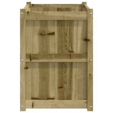vidaXL Ζαρντινιέρα 90 x 50 x 70 εκ. από Εμποτισμένο Ξύλο Πεύκου