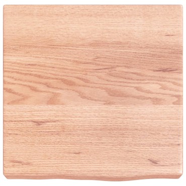 vidaXL Ράφι Τοίχου Ανοιχτό Καφέ 40x40x(2-6)cm Επεξ. Μασίφ Ξύλο Δρυός 1 τεμ.