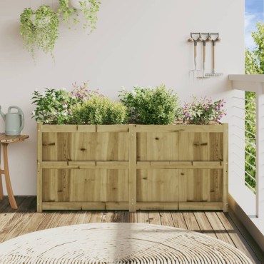 vidaXL Ζαρντινιέρα 150 x 50 x 70 εκ. από Εμποτισμένο Ξύλο Πεύκου