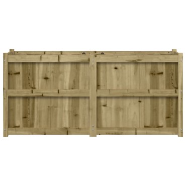 vidaXL Ζαρντινιέρα 150 x 50 x 70 εκ. από Εμποτισμένο Ξύλο Πεύκου