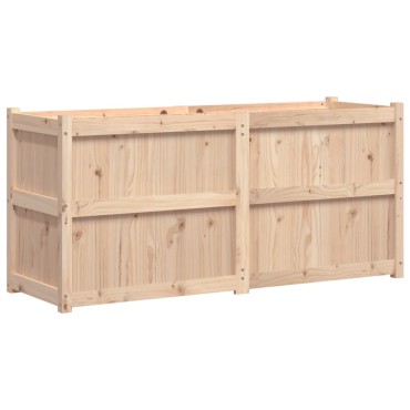 vidaXL Ζαρντινιέρα Κήπου 150 x 50 x 70 εκ. από Μασίφ Ξύλο Πεύκου