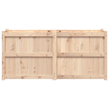 vidaXL Ζαρντινιέρα Κήπου 150 x 50 x 70 εκ. από Μασίφ Ξύλο Πεύκου