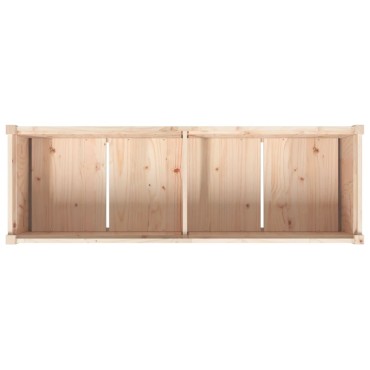 vidaXL Ζαρντινιέρα Κήπου 150 x 50 x 70 εκ. από Μασίφ Ξύλο Πεύκου