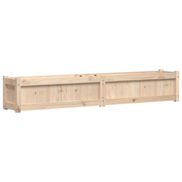 vidaXL Ζαρντινιέρα 180 x 31 x 31 εκ. από Μασίφ Ξύλο Πεύκου