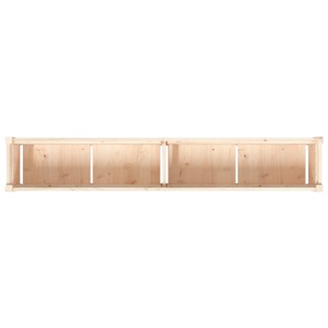 vidaXL Ζαρντινιέρα 180 x 31 x 31 εκ. από Μασίφ Ξύλο Πεύκου