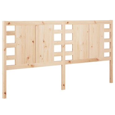 vidaXL Κεφαλάρι Κρεβατιού 141x4x100cm από Μασίφ Ξύλο Πεύκου 1 τεμ.