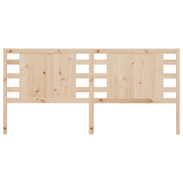 vidaXL Κεφαλάρι Κρεβατιού 141x4x100cm από Μασίφ Ξύλο Πεύκου 1 τεμ.