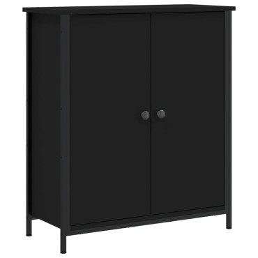 vidaXL Ντουλάπι Μαύρο 70x30x80cm από Επεξεργασμένο Ξύλο 1 τεμ.