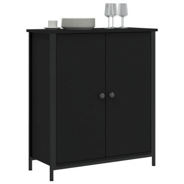 vidaXL Ντουλάπι Μαύρο 70x30x80cm από Επεξεργασμένο Ξύλο 1 τεμ.