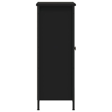 vidaXL Ντουλάπι Μαύρο 70x30x80cm από Επεξεργασμένο Ξύλο 1 τεμ.