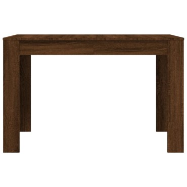 vidaXL Τραπεζαρία Καφέ Δρυς 120x60x76cm από Επεξεργασμένο Ξύλο 1 τεμ.