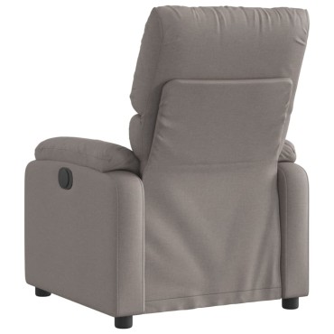 vidaXL Πολυθρόνα Ανακλινόμενη Taupe Υφασμάτινη 75x99x99cm 1 τεμ.