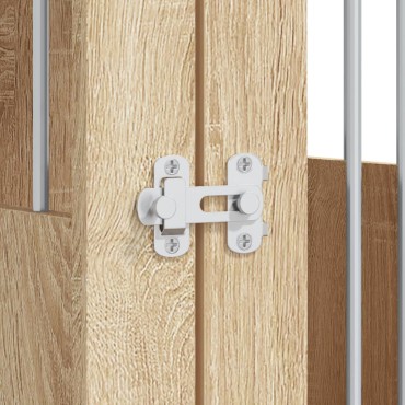 vidaXL Κλουβί Σκύλου Sonoma Δρυς 64,5 x 80 x 71 εκ. από Επεξεργ. Ξύλο