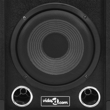 vidaXL Ηχεία Επαγγελματικά Παθητικά Hifi 2 τεμ. Μαύρα 800 W