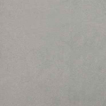 vidaXL Πολυθρόνα Μπάρελ με Υποπόδιο Ανοιχτό Γκρι Βελούδινη 46,5x45cm 1 τεμ.