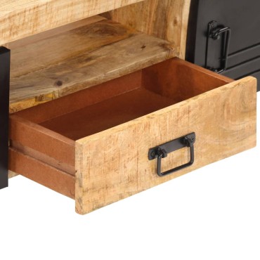 vidaXL Έπιπλο Τηλεόρασης 140x30x40cm από Ακατέργαστο Ξύλο Μάνγκο