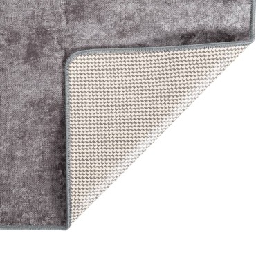 vidaXL Χαλί Πλενόμενο Αντιολισθητικό Γκρι 120x170cm