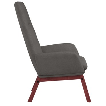 vidaXL Πολυθρόνα Relax Ανοιχτό Γκρι Υφασμάτινη 70x77x94cm 1 τεμ.