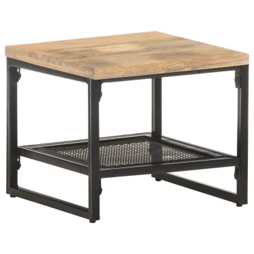 vidaXL Τραπεζάκι Βοηθητικό 40x40x35cm Μασίφ Ξύλο Μάνγκο 1 τεμ.