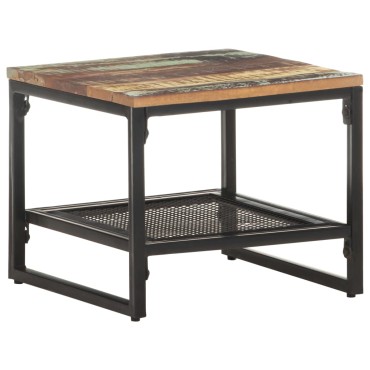vidaXL Τραπεζάκι Βοηθητικό 40x40x35cm Μασίφ Ανακυκλωμένο Ξύλο 1 τεμ.
