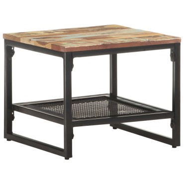 vidaXL Τραπεζάκι Βοηθητικό 40x40x35cm Μασίφ Ανακυκλωμένο Ξύλο 1 τεμ.