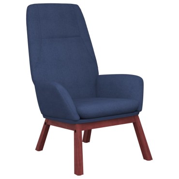 vidaXL Πολυθρόνα Relax Μπλε Υφασμάτινη 70x77x94cm 1 τεμ.