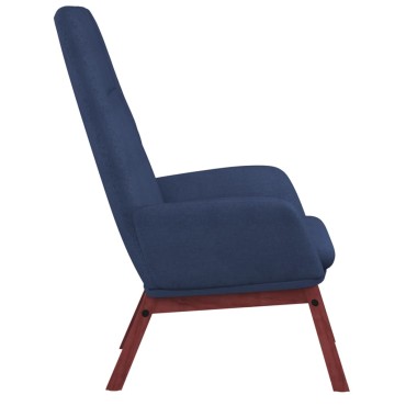 vidaXL Πολυθρόνα Relax Μπλε Υφασμάτινη 70x77x94cm 1 τεμ.