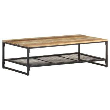 vidaXL Τραπεζάκι Σαλονιού 110x60x35cm Μασίφ Ανακυκλωμένο Ξύλο 1 τεμ.
