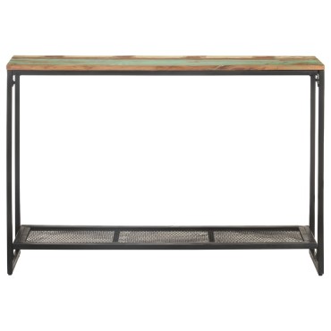 vidaXL Τραπέζι Κονσόλα 110x35x75cm από Μασίφ Ανακυκλωμένο Ξύλο 1 τεμ.