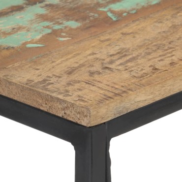 vidaXL Τραπέζι Κονσόλα 110x35x75cm από Μασίφ Ανακυκλωμένο Ξύλο 1 τεμ.