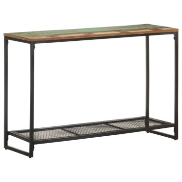vidaXL Τραπέζι Κονσόλα 110x35x75cm από Μασίφ Ανακυκλωμένο Ξύλο 1 τεμ.