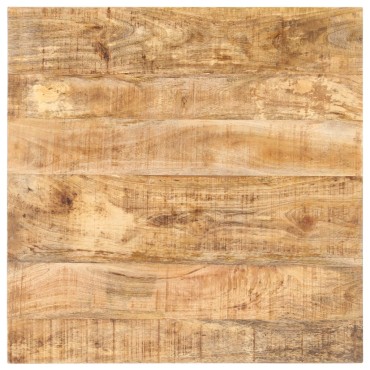 vidaXL Τραπέζι Bistro Τετράγωνο 70x70x75cm Ακατέργαστο Ξύλο Μάνγκο 1 τεμ.