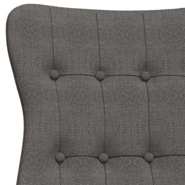 vidaXL Πολυθρόνα Relax Σκούρο Γκρι Υφασμάτινη 70x77x94cm 1 τεμ.