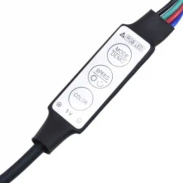 vidaXL Έπιπλο Τηλεόρασης με LED Λευκό 260x36,5x40cm