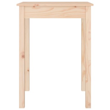vidaXL Τραπεζαρία 55x55x75cm από Μασίφ Ξύλο Πεύκου 1 τεμ.