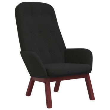 vidaXL Πολυθρόνα Relax Μαύρη Βελούδινη 70x77x98cm 1 τεμ.