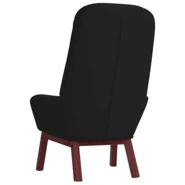 vidaXL Πολυθρόνα Relax Μαύρη Βελούδινη 70x77x98cm 1 τεμ.