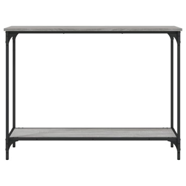 vidaXL Τραπέζι Κονσόλα Γκρι Sonoma 101x30,5x75cm Επεξεργασμένο Ξύλο 1 τεμ.