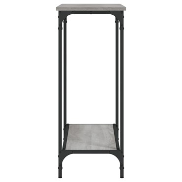 vidaXL Τραπέζι Κονσόλα Γκρι Sonoma 101x30,5x75cm Επεξεργασμένο Ξύλο 1 τεμ.