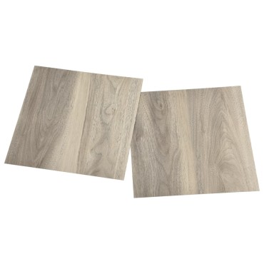 vidaXL Δάπεδο Αυτοκόλλητο Taupe 55 τεμ. 5,11 μ² από PVC